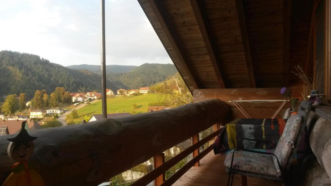 Blockhaus-Ferienwohnung Oppenau Exterior foto